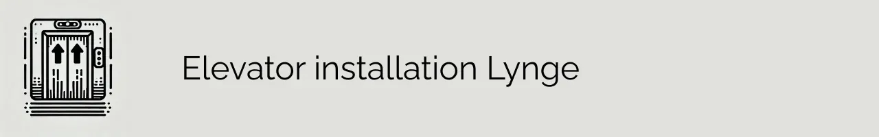 Elevator installation Lynge